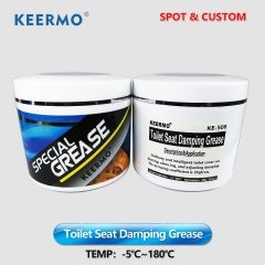 Toilet seat damping grease